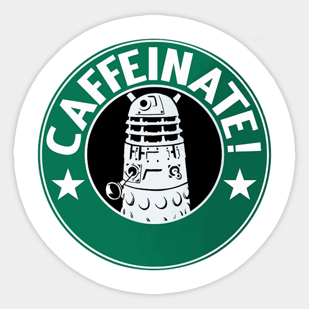 Dalek Starbucks Sticker by Diablo